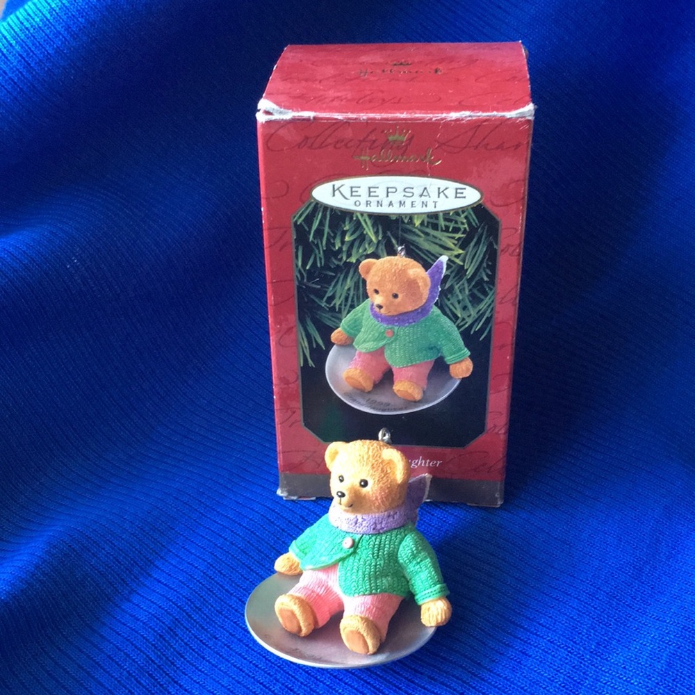 Vintage 1999 Hallmark Keepsake Granddaughter Ornament